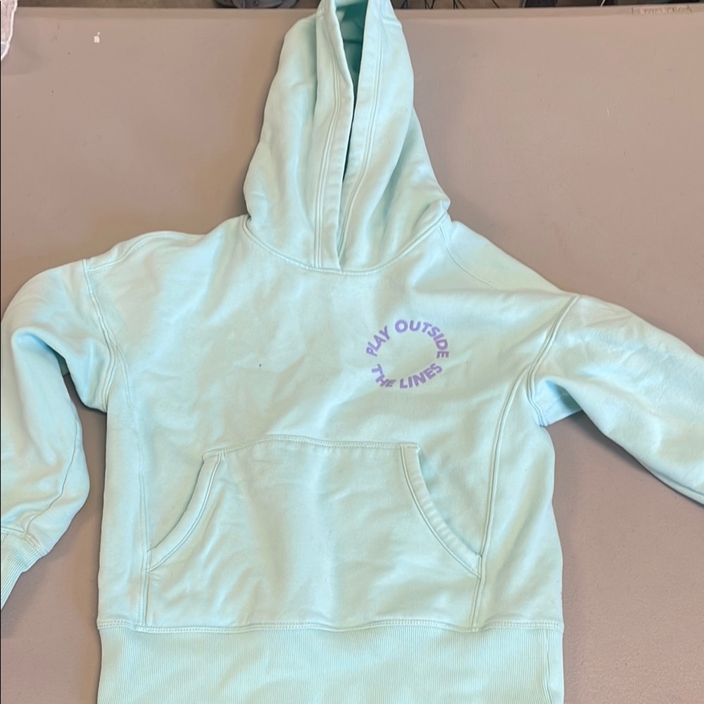 Athleta girl Aqua Hoodie size xs/6